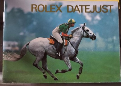 ROLEX -  ORIGINAL BOOKLET ROLEX DATEJUST - c 1990 - SPANISH EDITION