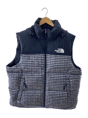 Gilet Nuptse clouté suprême/down gilet/XL/nylon/BLK/FF0A5IQX/21SS/occasion
