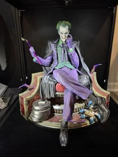 Prime 1 Studio Joker On Throne DX Bonus 1/3 Scale Statue Jorge Jimenez