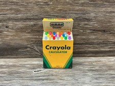 Vintage Crayola Calculator Nostalgia 1990's Needs Battery