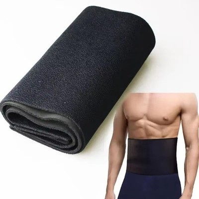Waist Trimmer Belt Sweat Band Wrap Ab Stomach Weight Loss Fat Burner Slimming