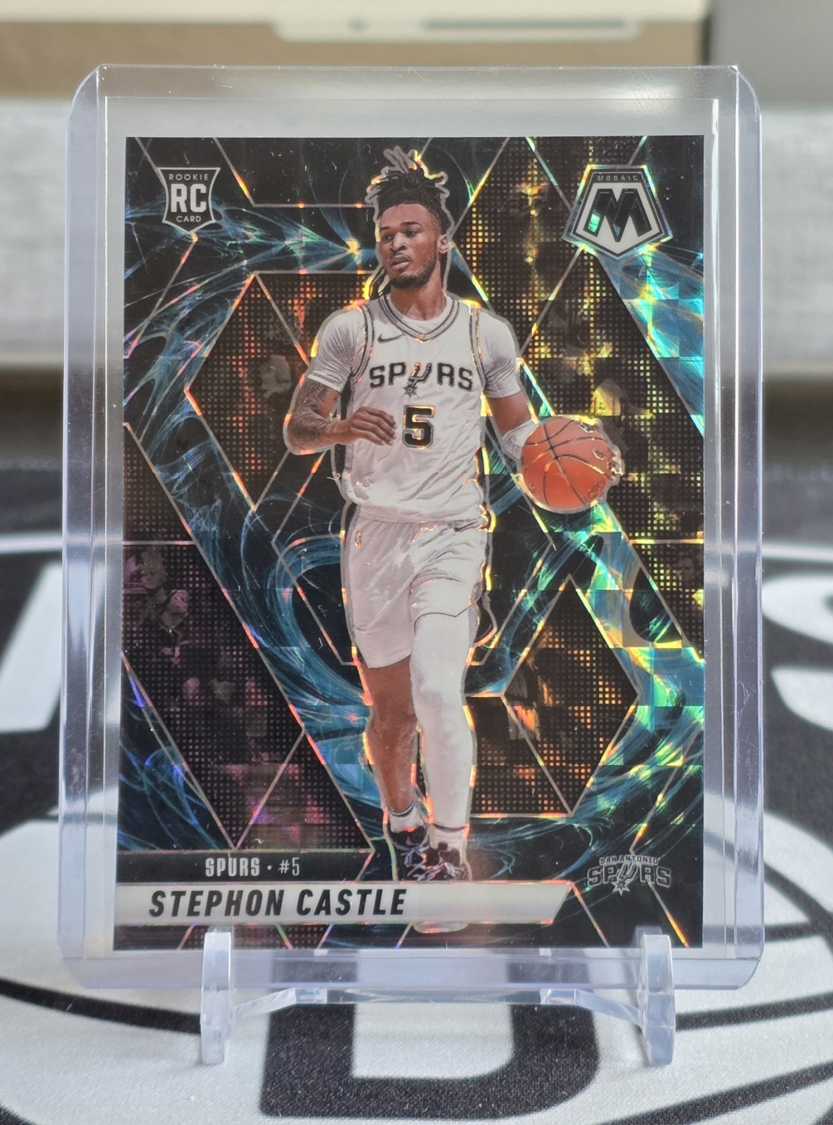 2024-25 Panini Mosaic Stephon Castle #236 RC Genesis Case Hit 🔥