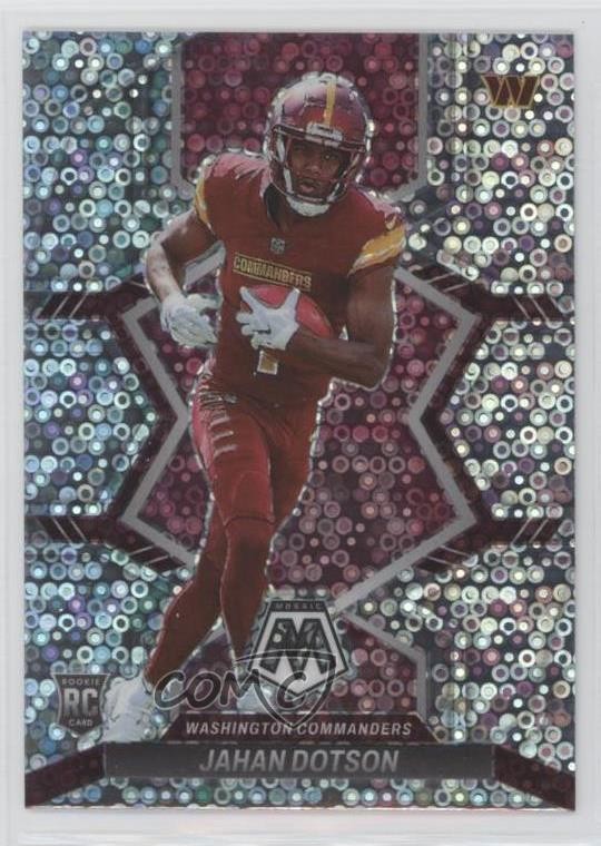2022 Panini Mosaic Rookies No Huddle Silver Mosaic Prizm Jahan Dotson #314 1fk8