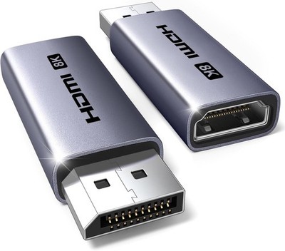 UGREEN 8K Display-Port auf HDMI, 2 Stück Adapter, Unidirektional, DP auf HDMI