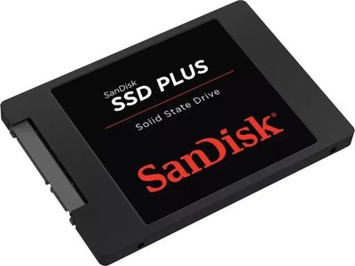SanDisk SSD Plus 2.5 1TB interne SSD SATA schwarz Lesen 545 MB/s SDSSDA-1T00-G28