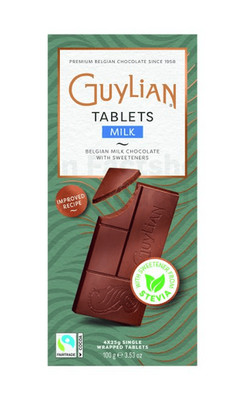 Guylian No Added Sugar Belgische Milchschokolade Mini Bar 100g