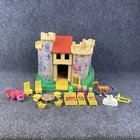 Vintage 1974 Fisher Price Little People Play Family Castle #993 & Accessories