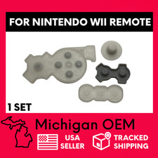 Contact Pads Rubber Silicone Conductive Buttons for Nintendo Wii Remote
