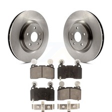 Front Disc Brake Rotors And Semi-Metallic Pads Kit For Chevrolet Camaro SS