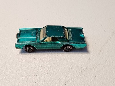 Hot Wheels Redline Lincoln Custom Continental Mark III 1969 Aqua Made In U.S.A.