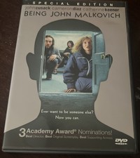CIB w/ Booklet - Being John Malkovich DVD, 2000, Universal Cameron Diaz Cusack