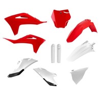 Polisport Kunststoffkit, Rot/Weiß FüR Motorrad Ersatzteile ZubehöR Teile