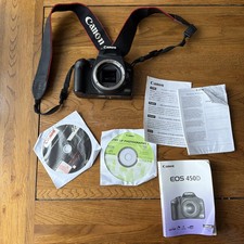 Canon EOS 450D 12.2MP DSLR Camera body.