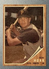 1962 Topps Don Hoak #95 Pittsburgh Pirates