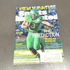 Sports Illustrated Magazine 1/12/2015 Byron Marshall Oregon Ducks Cover W/ Label