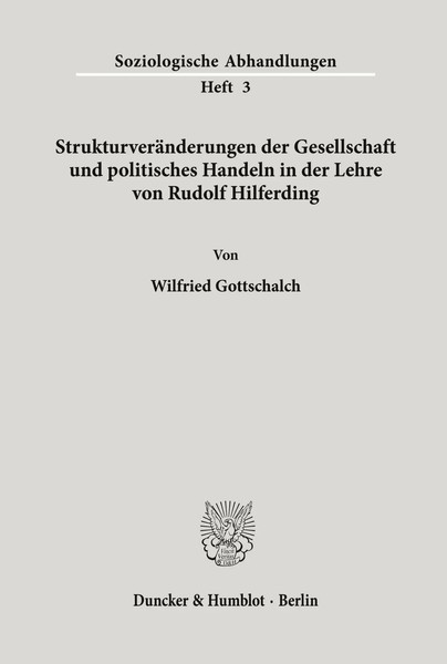 Wilfried Gottschalch | StrukturveräNderungen Der Gesellschaft Und Politisches...-image
