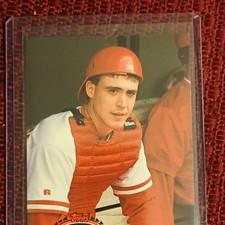Topps Dan Wilson Cincinnati Reds 1993 Stadium Club Baseball Card #662 Rookie. rookie card picture