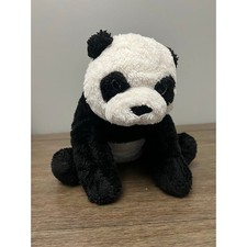 Panda Bear 13" IKEA KRAMIG Plush Teddy Black White