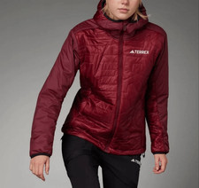 Adidas 250 Terrex Xperior Varilite PrimaLoft Hooded Jacket Womens L NEW
