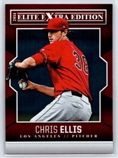 2014 Panini Elite Extra Edition Chris Ellis Rookie Los Angeles Angels RC #46