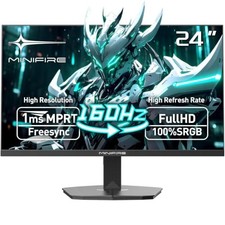 Minifire 24 Inch 160Hz Gaming Monitor Full HD 1080p HDMI & DP MFG24F4M