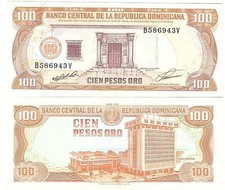 Dominican Republic - 100 Pesos Oro 1991 UNC Pick 136a Lemberg-Zp