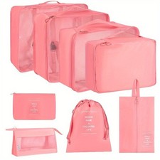 8Pcs/Set Waterproof Travel Storage Bag Set Clothes Shoes for Wardrobe/Suitcase