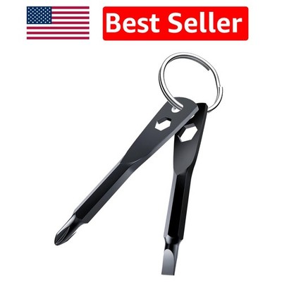 Portable 4-in-1 Screwdriver Tool with Keychain - A Must-Have Father's Day Gadget