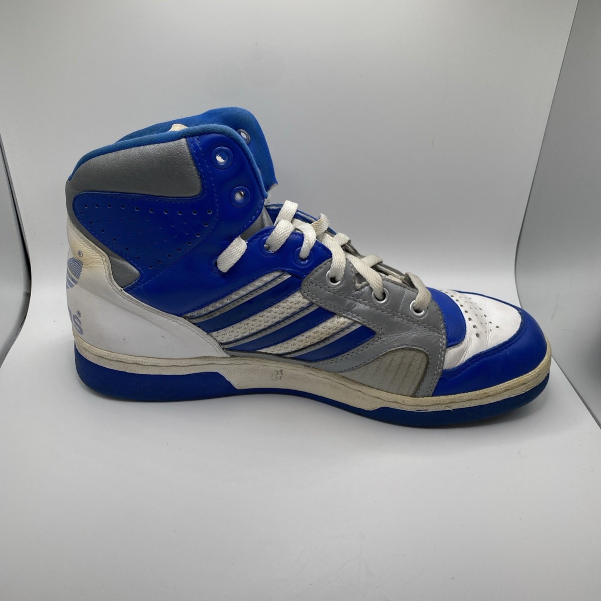 Vtg ADIDAS INSTINCT HI BASKETBALL SNEAKERS SHOES size US 10 Blue