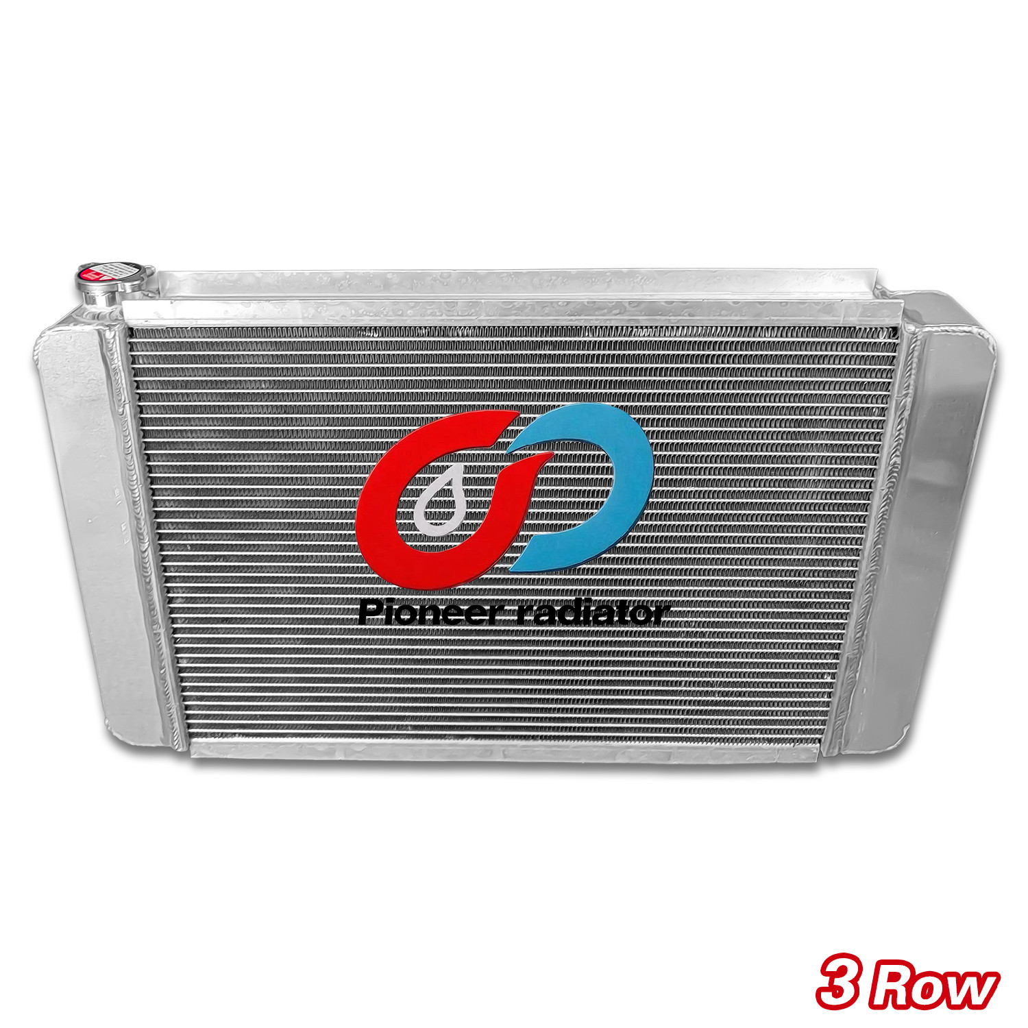 209657 Universal Aluminum Cooling Radiator Fit GM Chevy Low Profile 26" x 16"