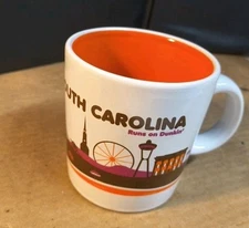 Dunkin Donuts South Carolina Destination Mug " RUNS ON DUNKIN " 2013