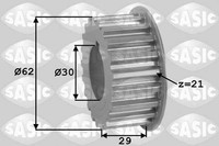 Sasic Zahnrad Kurbelwelle 1600001 FüR 9D 508 9U SW 407 Peugeot 607 Expert 807 1