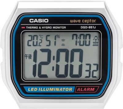 CASIO DQD-851J-8JF Digital Alarm Clock - High Visibility LCD from japan