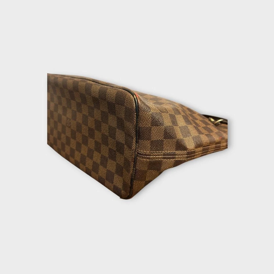 Louis Vuitton Neverfull MM Damier Ebene LV Tote Bag N51105 From Japan - Image 4 of 4