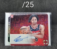 2024 PHOTOGENIC ROOKIE AUTO MOJO /25 BUB CARRINGTON #RA-BUB. WIZARDS