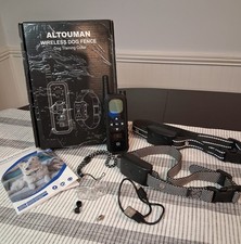 Altouman Wireless Dog Electric Fence 2 Dogs 185 Days Standby Time Waterproof