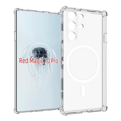 For ZTE RedMagic 11Pro air 10Pro 9pr 8s Magnect Anti Impact Clear Gel case cover