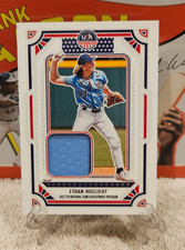2024 PANINI STARS & STRIPES USA Ethan Holliday Game Worn Used Relic Card #USAEH