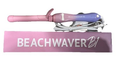 Beachwaver B1 Rotating Curling Iron 1'' Barrel PInk Sunset (open box)