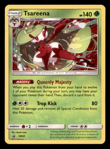 Tsareena - SM26 Holo Sun & Moon Promo Pokemon NM