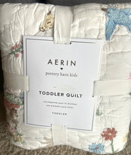 NWT Pottery Barn Kids AERIN Baby Toddler Quilt Woodland Stuffed Fawn