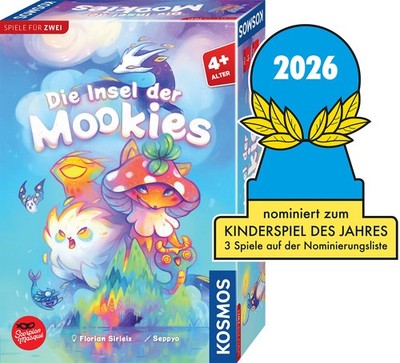 Die Insel der Mookies Kinderspiel von KOSMOS für 2 Kinder ab 4 Jahren