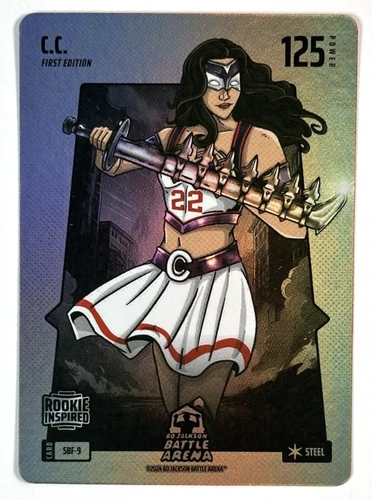 2024 Bo Jackson Battle Arena C.C. Caitlin Clark Silver Battlefoil RC 125