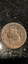 1914 British Silver Half Crown, In Beautiful Condition, From My Collection