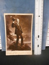 Hudson&Shadle Gabinete Foto-Circo Cuerda Tensa Walker-¿RINGLING?-Algona IA ca 1890