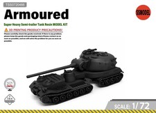 SSMODEL 1/72 Super Heavy Semi-trailer Tank Resin MODEL KIT TSS0720466