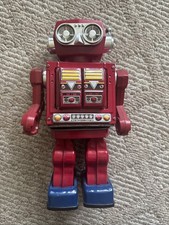 Yonzawa Horikawa Vintage Tin Toy Robot 1960s 1970s Japan Battery Operated Rare