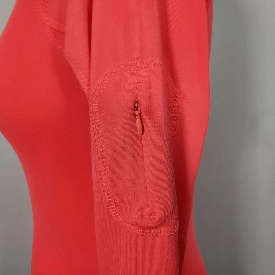 Camisa Pullover Coliseo 1/4 Cremallera Mujer Pequeña Coral Ligera Manga Larga Foto 4 de 4