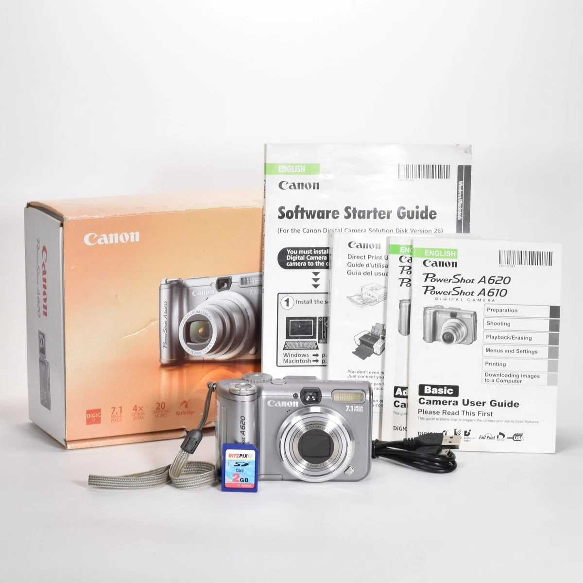 Canon PowerShot A620 Digital Cameras for Sale | Shop New & Used