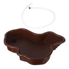 Turtle Extra Large Bathtub Reptile Bathing Pool Terrarium Water Bowl